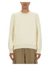 Off-white Sweatshirt With Logo In White