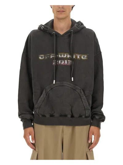 OFF-WHITE MEN'S SWEATSHIRT WITH PRINT