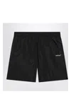 Off-white Scribble Diags-print Elasticated Swim Shorts In Black