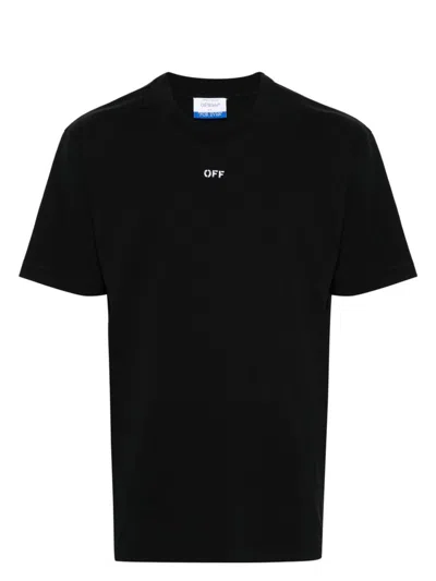 OFF-WHITE MEN'S T-SHIRT WITH OFF LOGO