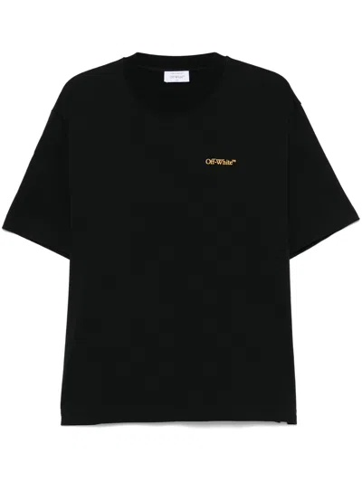 Off-white Off White Men Tape Arrow Skate Ss Tee In Black