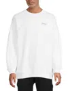 Off-white Men's Tattoo Arrow Skate Graphic Cotton Sweatshirt In White