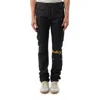 Off-white X Theophilus London Bebey Selvedge Jeans In Blue/yellow