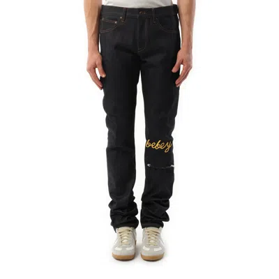 OFF-WHITE MEN'S THL BEBEY ARROW SELVEDGE JEANS