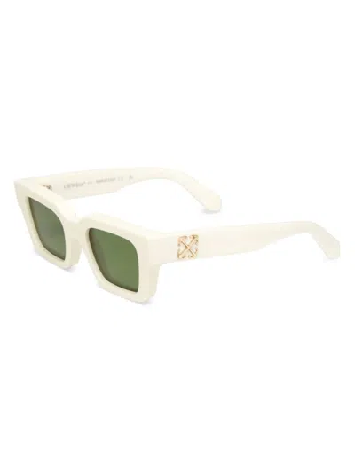 Off-white Men's Virgil 50mm Square Sunglasses In Green
