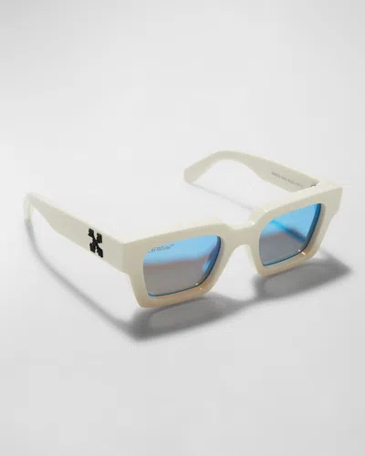 Off-white Men's Virgil Abloh's Sunglasses In Neutral
