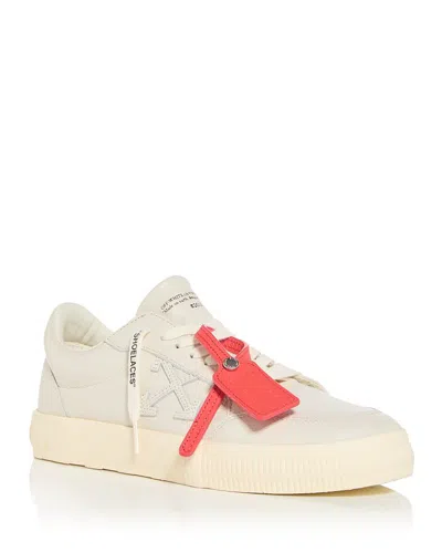 Off-white Men's Vulcanized Low Top Sneakers In Neutral