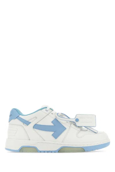 Off-white Off White Men White Leather Out Of Office Sneakers