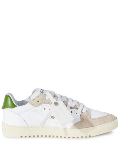 Off-white Men's White Leather Sneakers For Ss24