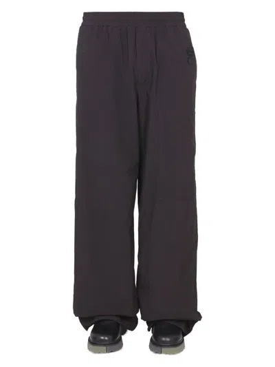 OFF-WHITE MEN'S WIDE LEG PANTS
