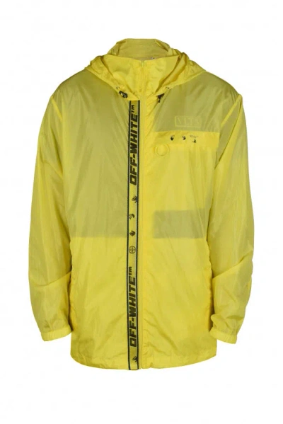 Off-white Men Windbreaker In Yellow