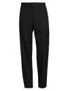 OFF-WHITE MEN'S WOOL CREASE-FRONT PANTS