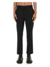 Off-white Off White Ow Wool Trousers In Black