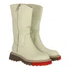 Off-white Zip-up Boots In Multi