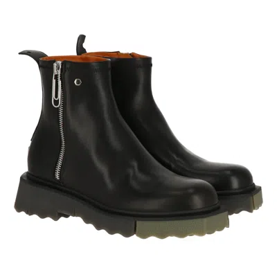 Off-white Off White Mens Black/green Boot