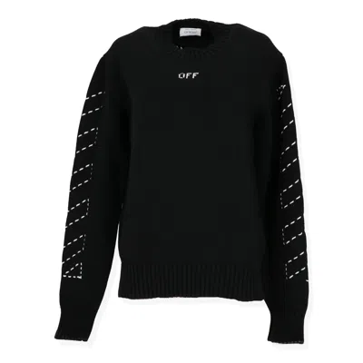 Off-white Off White Mens Black/white Cardigan