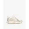 Off-white Iridescent Be Right Back Sneakers In Cream Comb