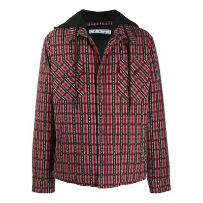 OFF-WHITE Off-White Mens Hoodie Jacket Plaid