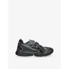 Off-white Mens Black Be Right Back Mixed-textile Low-top Trainers In Black