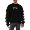 Off-white Opposite Arrows Hooded Cotton Sweatshirt In Multi