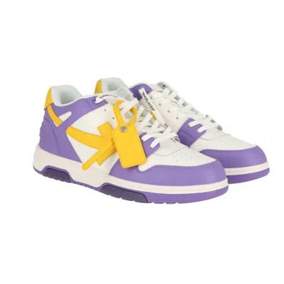 Off-white Off White Mens Purple/yellow Sneaker In Multi