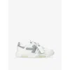Off-white Round Toe Low Top Casual Shoes In White