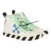 Off-white Off White Mens White/navy Sneaker In Multi
