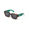 Off-white Mercer Full Smoke Square Sunglasses Oeri026 6007 48