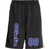 Off-white Mens Black True Blue Basket Brand-patch Regular-fit Woven Shorts In Black - Blue