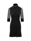 Off-white Off White Off White Owhi116 S24 Kni001 Woman Black Dress In Black