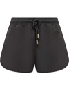 Off-white Crispy Ny Mesh Shorts In Black