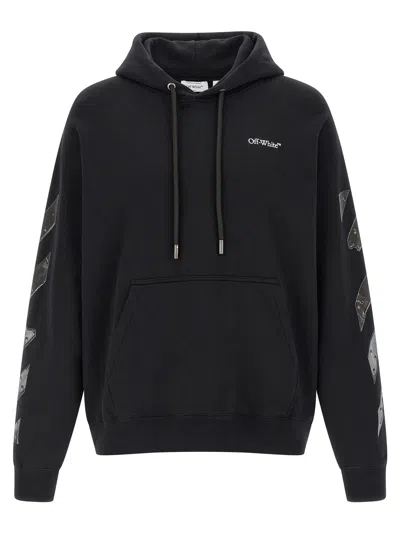 Off-white Metal Arrow Skate Sweatshirt Black