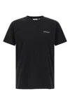 Off-white Slim Fit Scratch Arrow Graphic T-shirt In Black