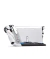 Off-white Metal Mirror Mini Shoulder Bag In White