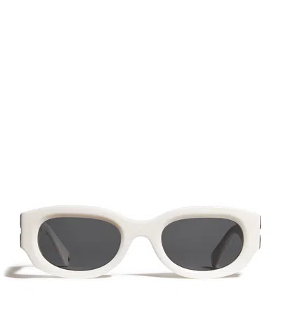 Off-white Metal Palmer Sunglasses In White