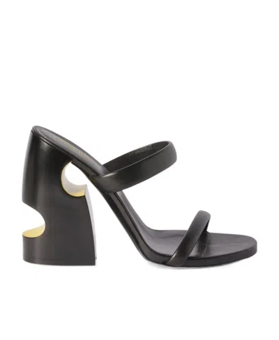 OFF-WHITE OFF-WHITE METEOR CUT-OUT OPEN TOE MULES
