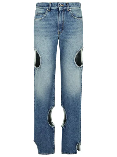 OFF-WHITE METEOR BLUE DENIM JEANS