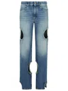 Off-white Meteor Cut-out Straight-leg Jeans