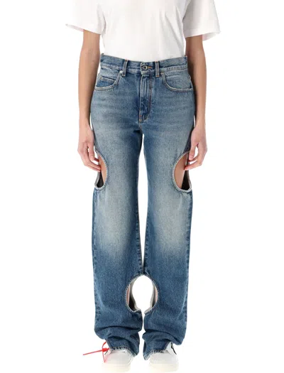 OFF-WHITE OFF-WHITE METEOR DENIM