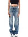 Off-white Meteor Cut-out Straight-leg Jeans
