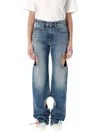 Off-white Meteor Cut-out Straight-leg Jeans