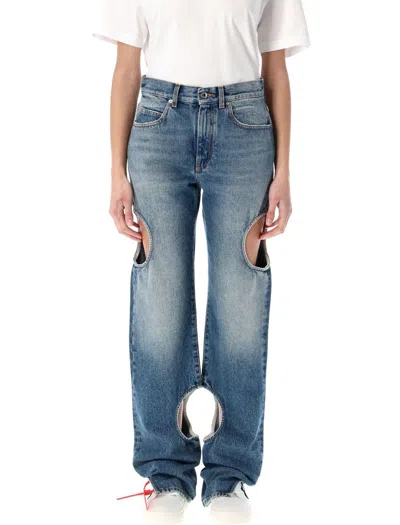 OFF-WHITE OFF-WHITE METEOR DENIM