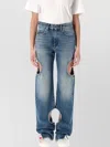 Off-white Meteor Cut-out Straight-leg Jeans