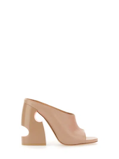 OFF-WHITE METEOR HEELED MULES