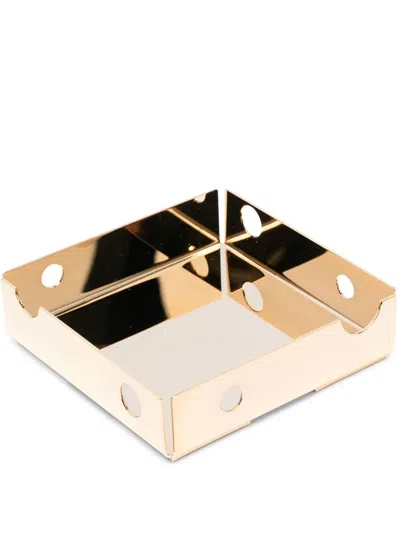 Off-white Meteor Metal Ashtray In Gold
