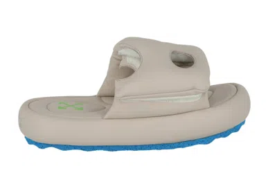 Pre-owned Off-white Meteor Padded Slide Sand Blue In Sand/blue