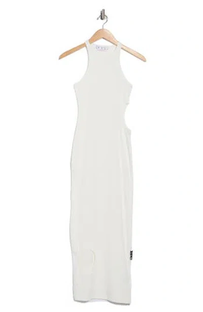 Off-white Meteor Ribbed Rowing Body-con Dress