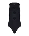 Off-white Meteor Sleeveless Bodysuit In Black