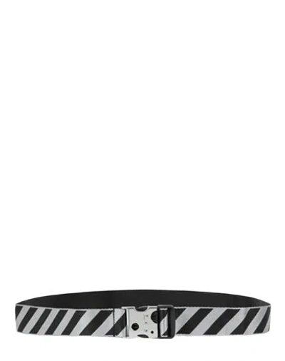 OFF-WHITE OFF-WHITE METEOR TUC STRIP TAPE H40 BELT MAN BELT MULTICOLORED SIZE - POLYESTER
