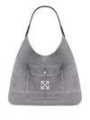 Off-white Metropolitan Tote Bag In Grey
